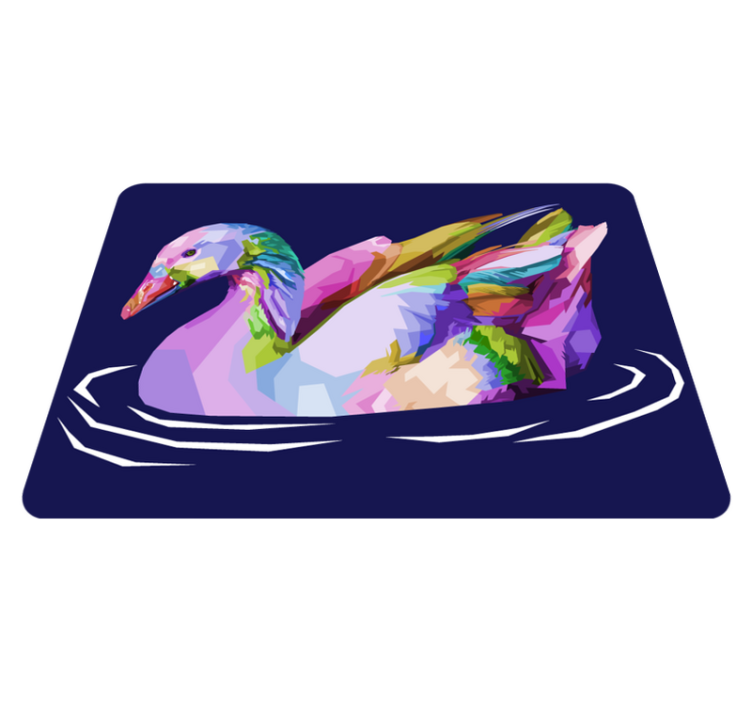 Covor de vinil pop art bird animal - TenStickers