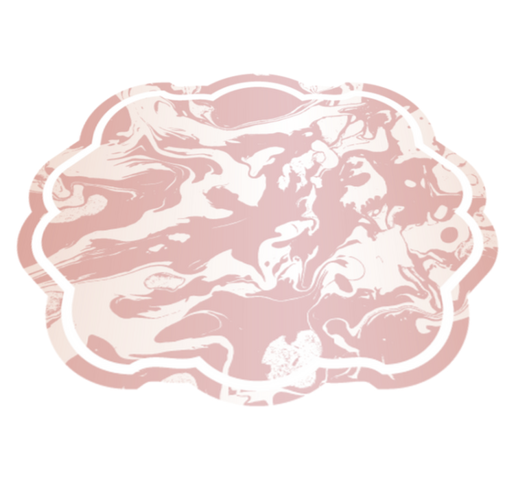 Covor modern din marmură roz și alb - TenStickers