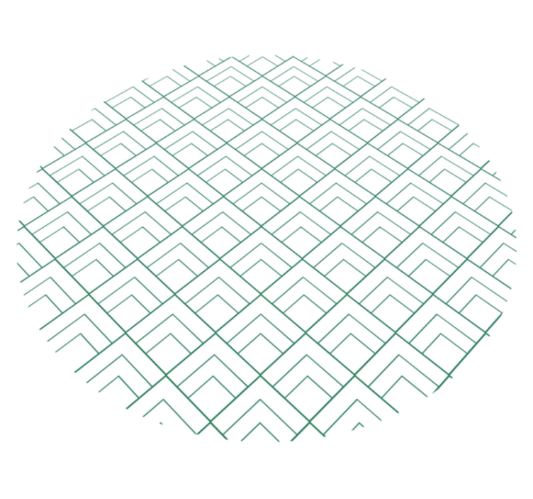 Covor de vinil geometric suprapuse linii geometrice - TenStickers