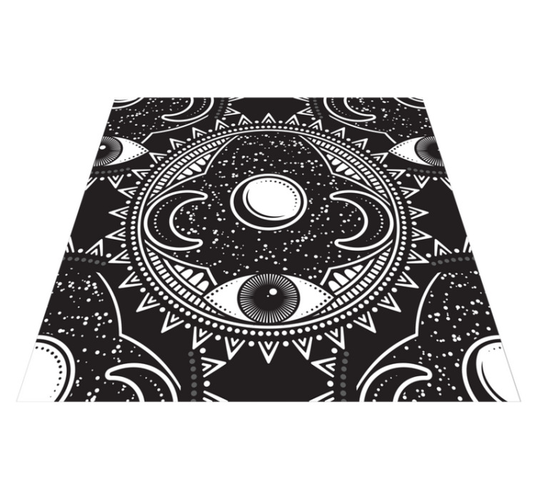 Covor de vinil tematic zodiacal mandala - TenStickers