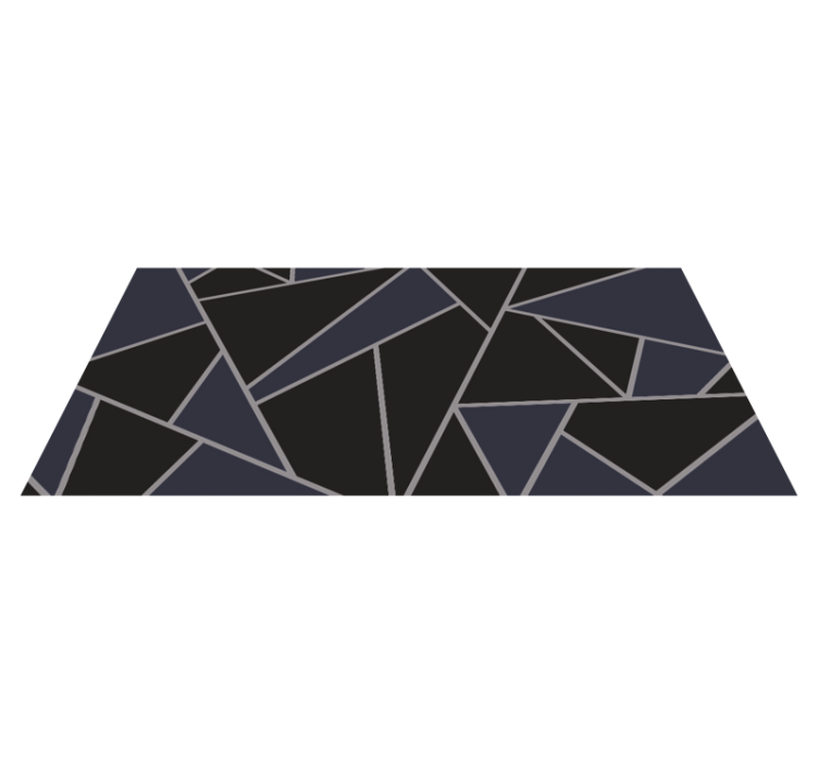 Covor de vinil geometric forme geometrice unghiulare - TenStickers