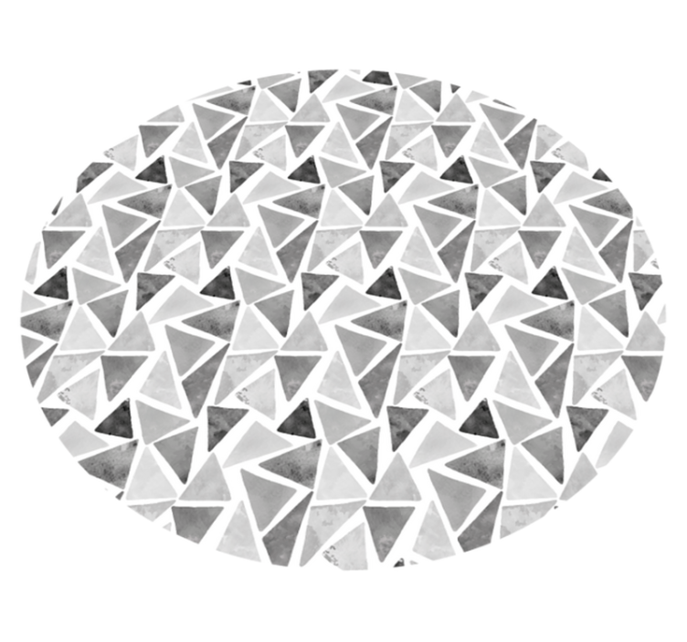 Cenușii tonuri gri triunghi geometrice vinil - TenStickers