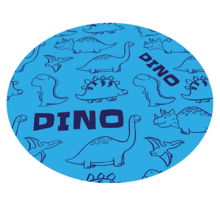 Alții covor de vinil tematică de dinozauri - TenStickers