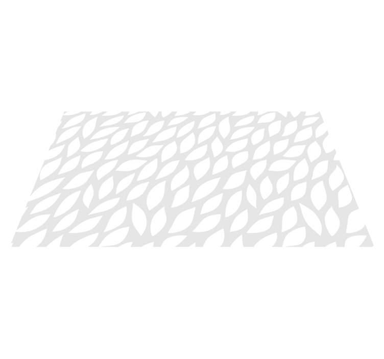 Covor modern model frunze albe - TenStickers