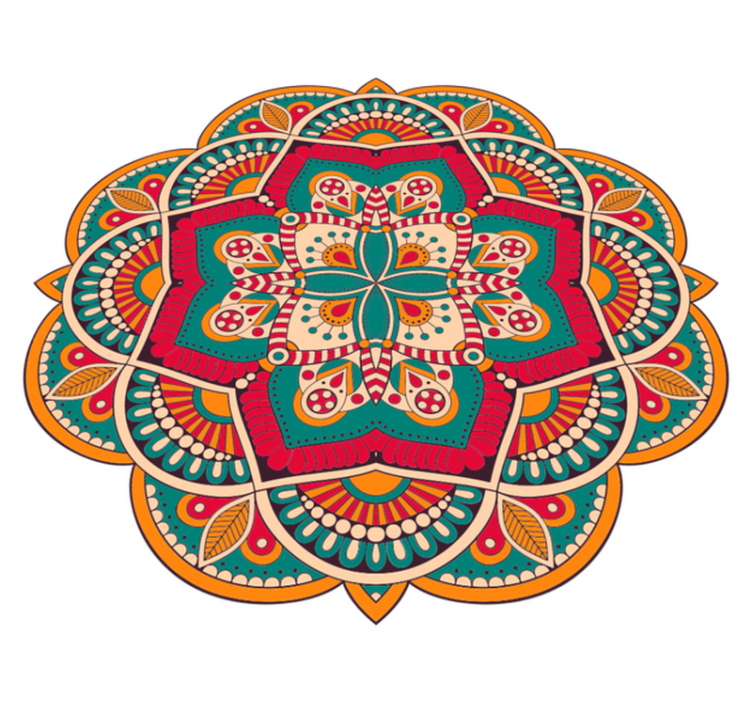 Covor marocan mandala vinil - TenStickers