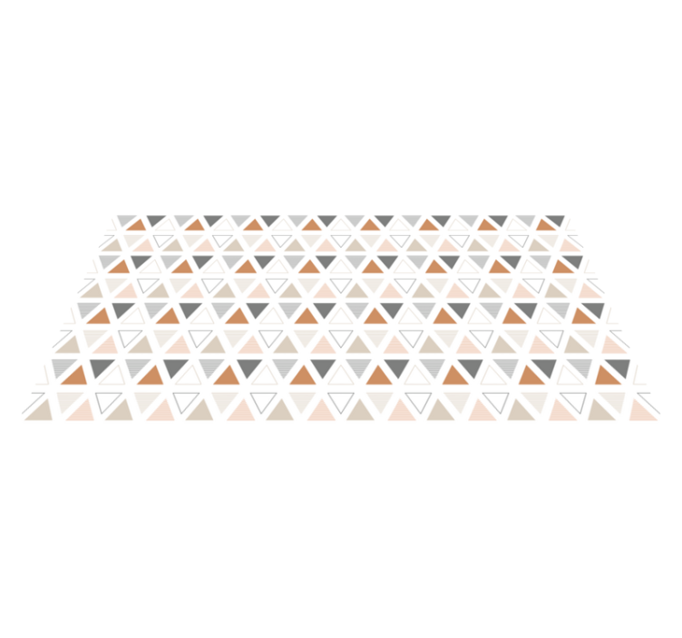 Covor de vinil geometric design triunghiular - TenStickers