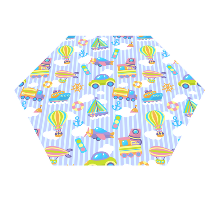 Covor de vinil pentru copii imagini din copilărie - TenStickers