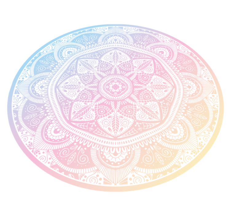 Covor vinil mandala mandala gradient - TenStickers