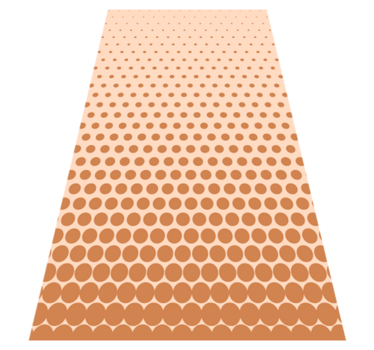 Covor vinil vărgat gradient de buline - TenStickers
