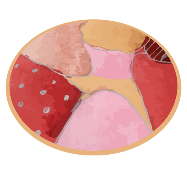 Covor vinil hol intrare motive florale vibrante - TenStickers