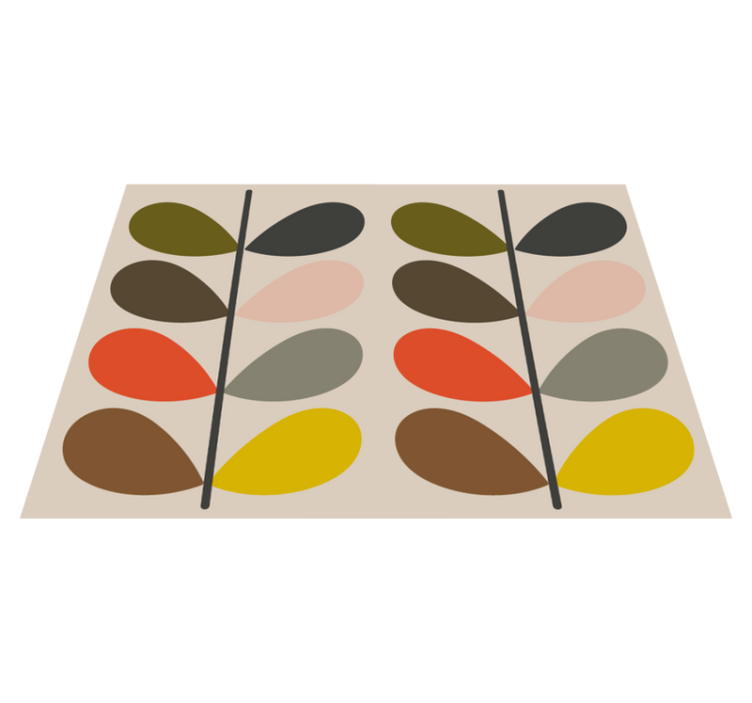 Covor de vinil modern orla kiely - TenStickers