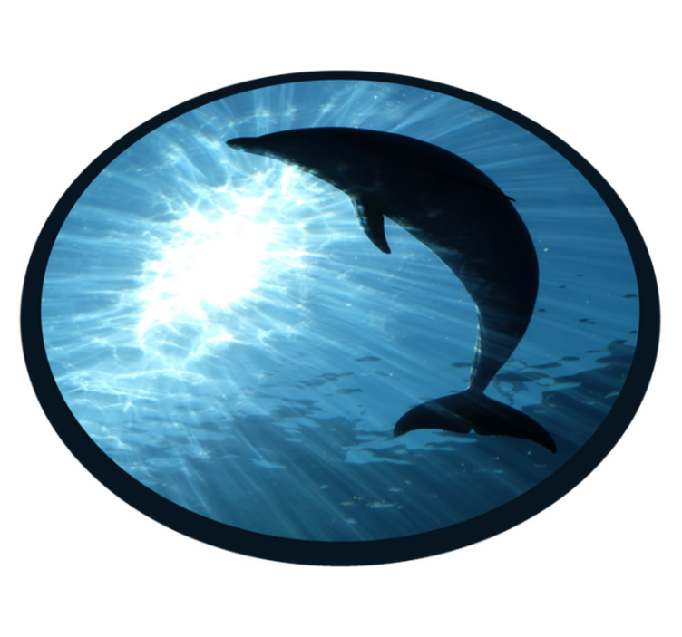 Covor silueta delfin animale - TenStickers