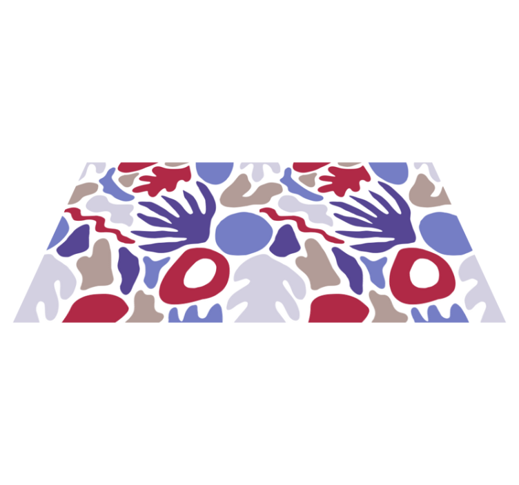 Covor vinil minimalist model de formă abstractă - TenStickers