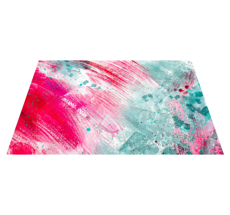 Covor vinil modern stropi de culori - TenStickers