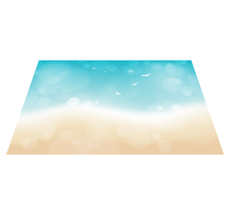 Covor de vinil natură cu efect de plajă - TenStickers