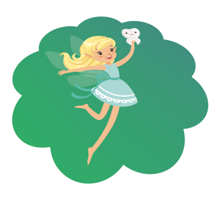 Covor de vinil pentru copii fantezie cu zâna măseluță - TenStickers