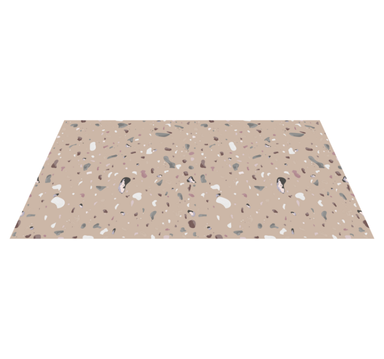 Covor de vinil texturat terrazzo influențat - TenStickers
