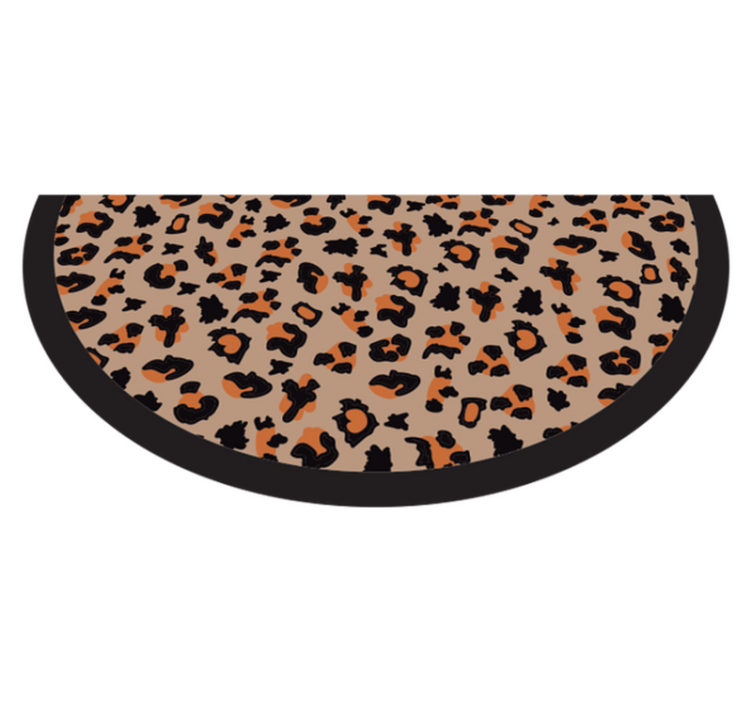 Covor vinil print animalier design îndrăzneț de leopard - TenStickers