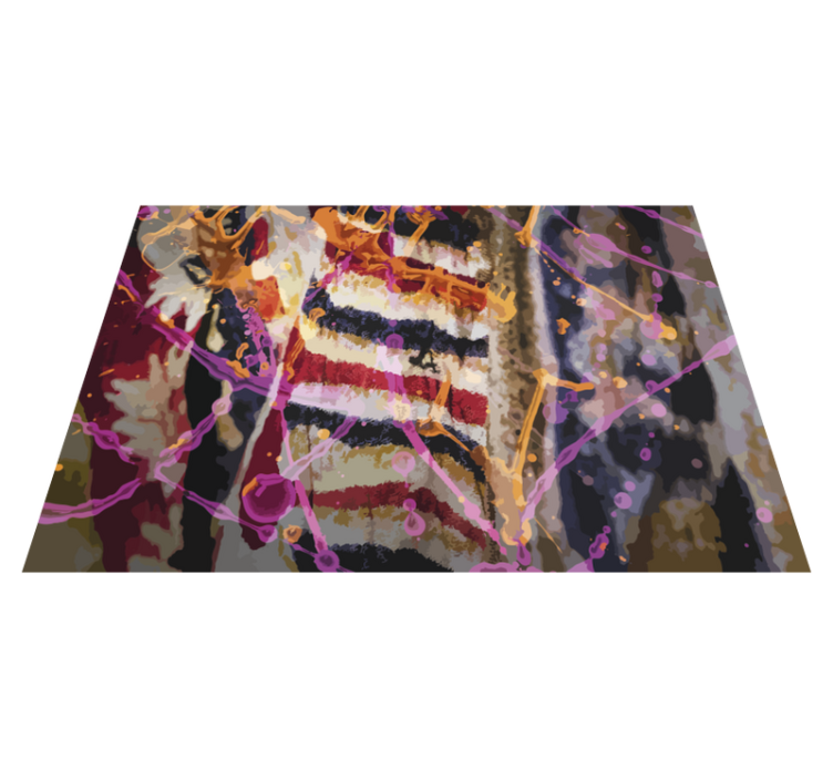 Covor de culoare splash covor modern - TenStickers