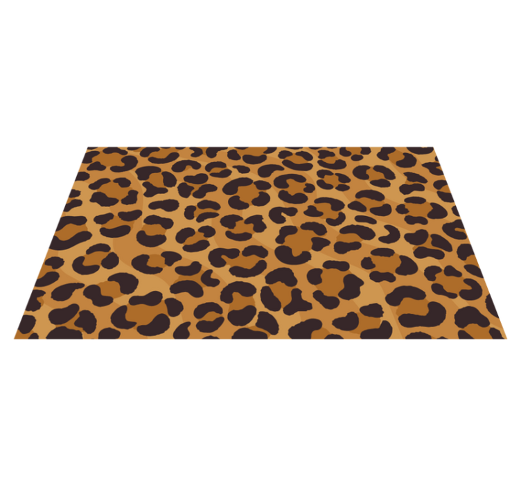 Covor din vinil cu imprimeu animal piele jaguar - TenStickers