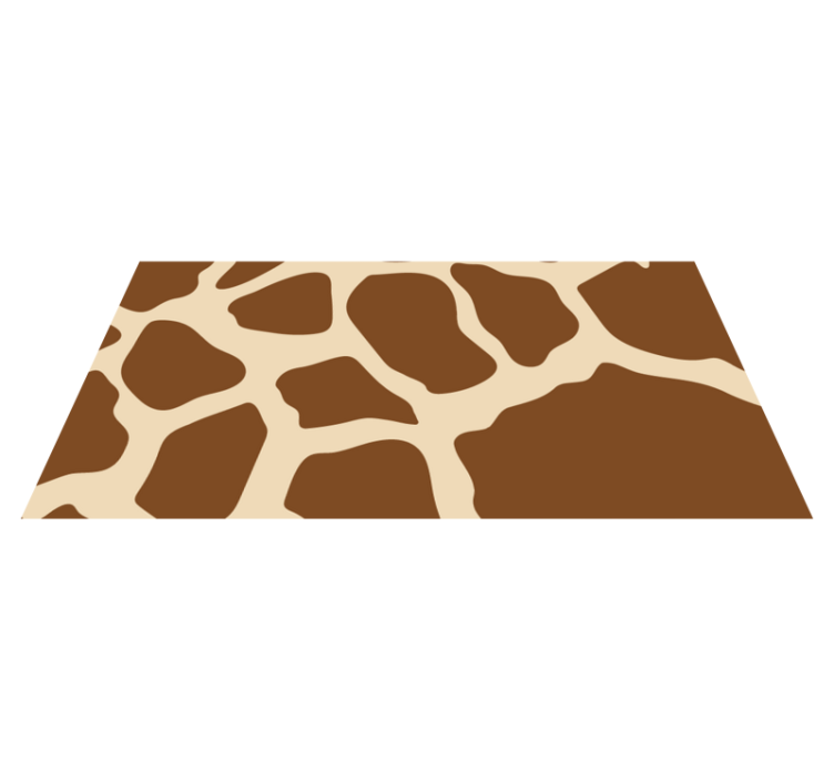 Covor vinil print animalier stilul modelului girafei - TenStickers