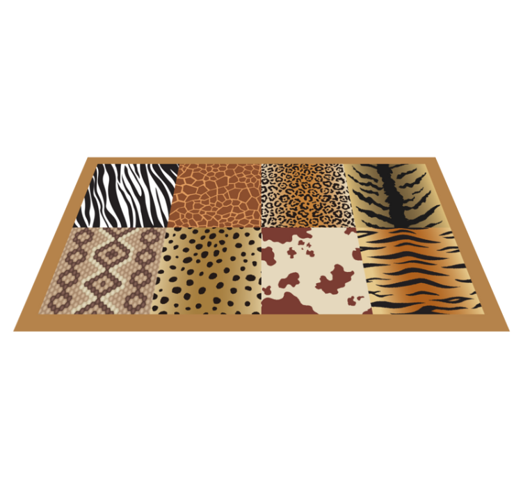 Covor vinil print animalier modele în stil safari - TenStickers