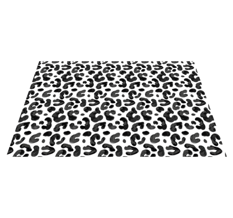 Covor vinil print animalier estetică cu model leopard - TenStickers