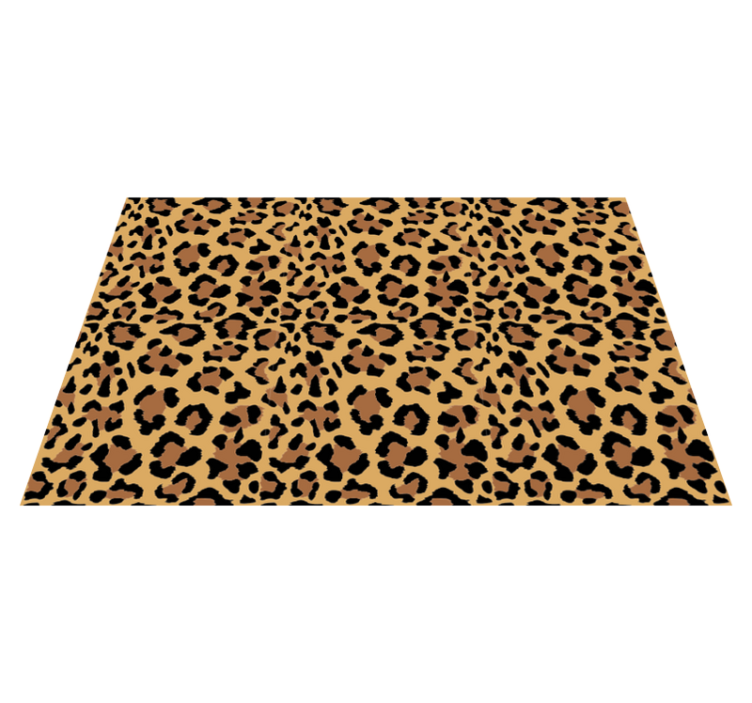 Covor vinil print animalier model leopard - TenStickers