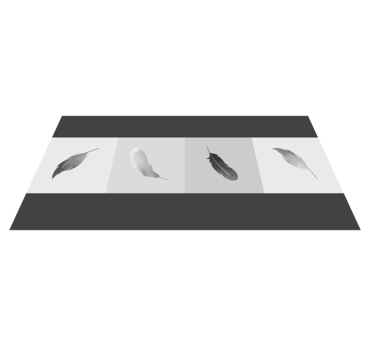 Covor vinil animal minimalismul cu pene - TenStickers