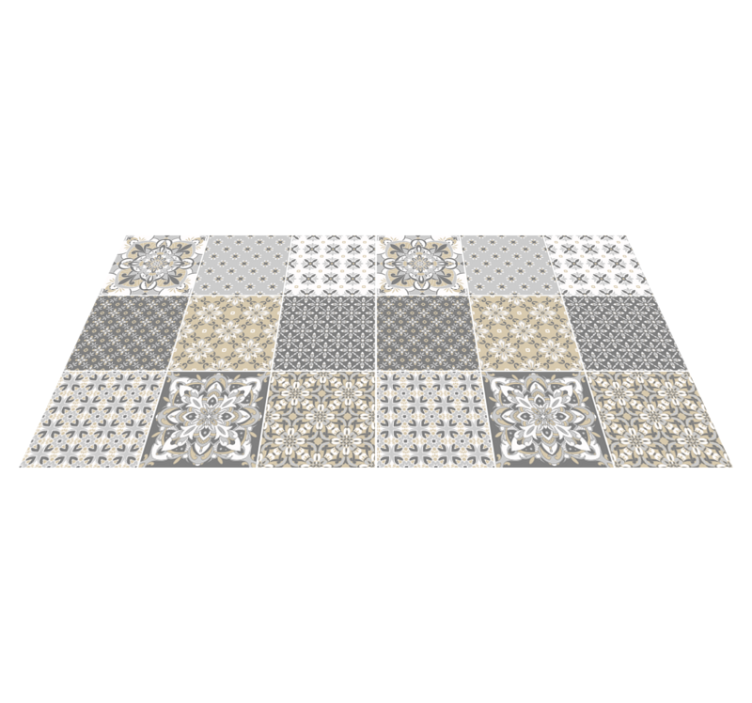 Covor de țiglă cu efect de țiglă în stil marocan - TenStickers