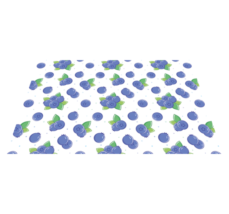 Covor vinil flori și plante modele de fructe de pădure - TenStickers