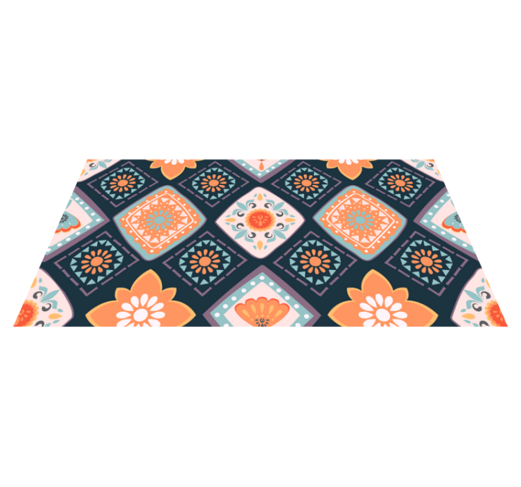 Covor de vinil cu faianta abstracta mini gresie - TenStickers