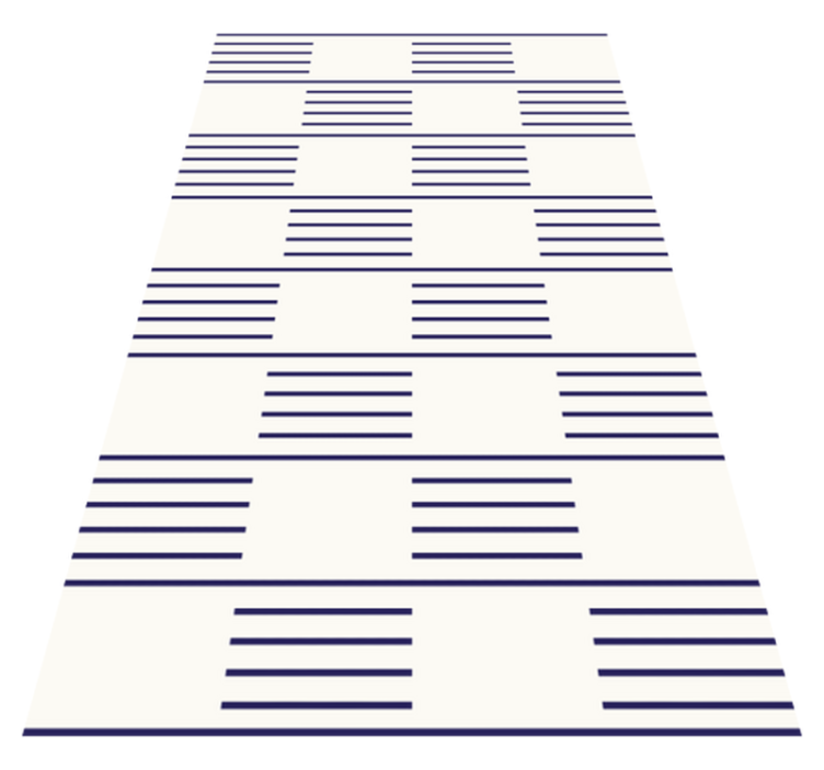 Covor de vinil hol modele liniare elegante - TenStickers