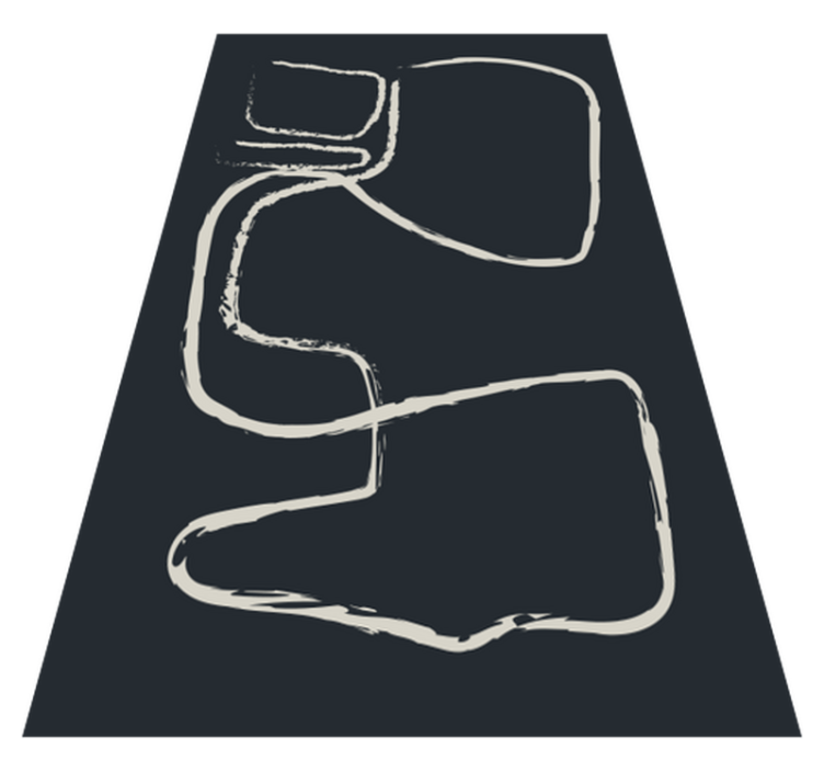 Covor vinil minimalist modele de linii abstracte - TenStickers