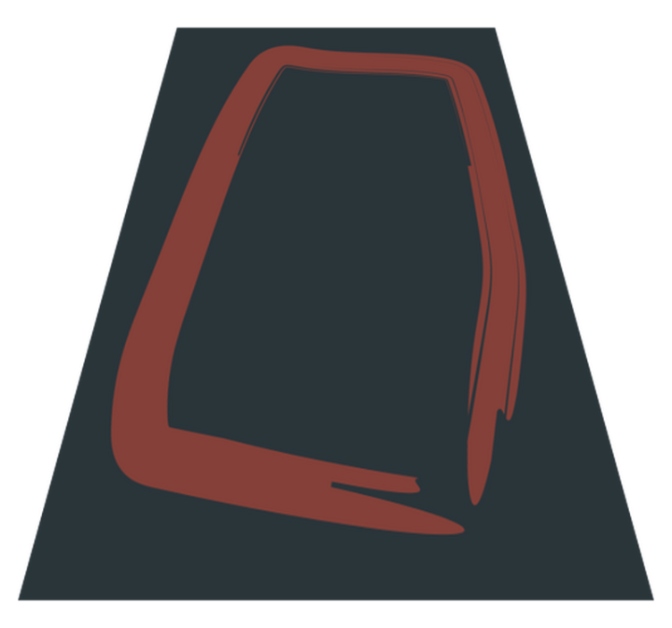 Covor de vinil hol formă abstractă elegantă - TenStickers