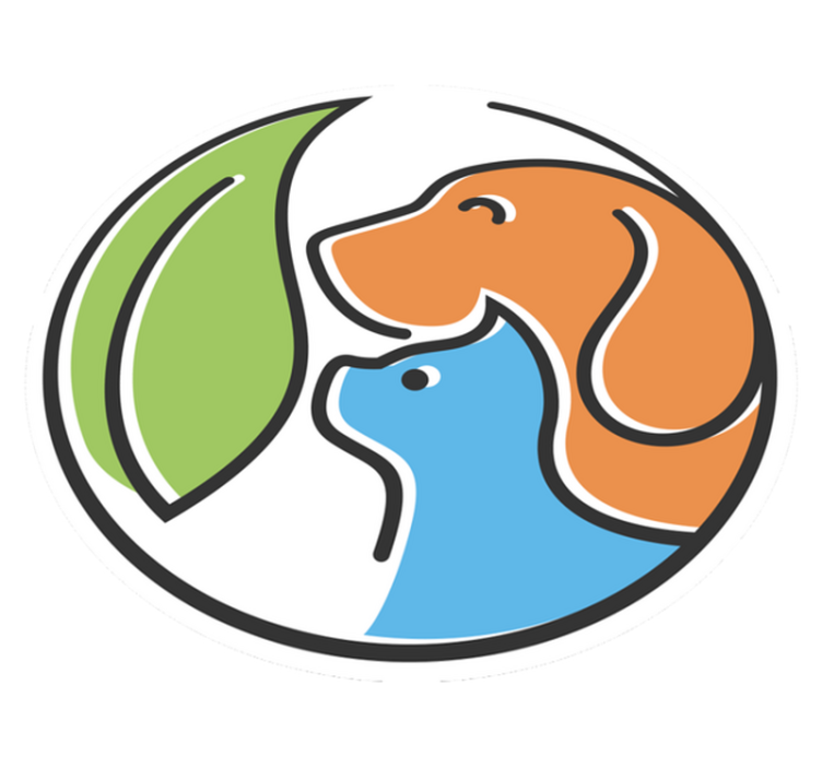 Covor vinil animal fețe abstracte de animale - TenStickers