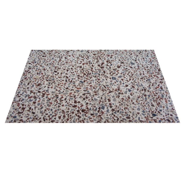 Covor de vinil cu textură de culoare gri terrazzo - TenStickers