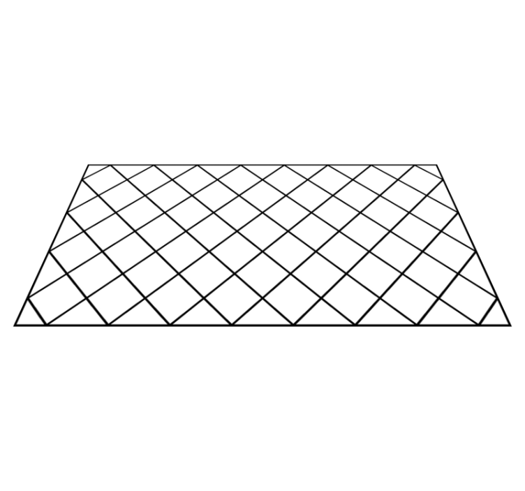 Covor alb și negru pătrate nordic din vinil - TenStickers