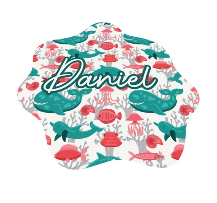 Animale acvatice cu nume de bebeluș - TenStickers