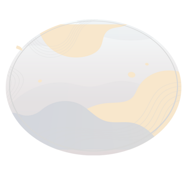 Covor vinil minimalist motive de valuri blânde - TenStickers