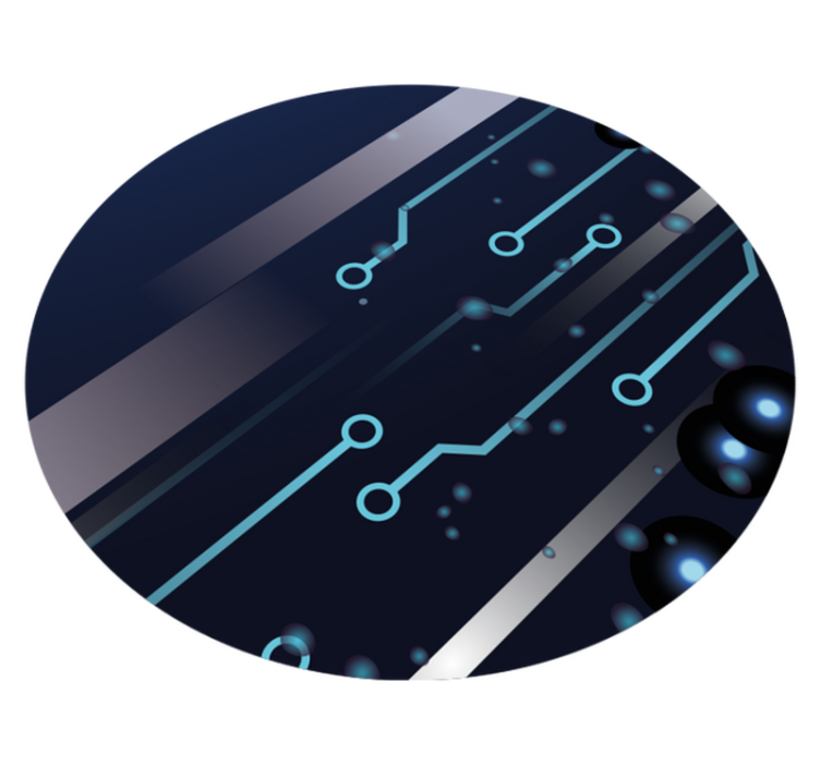 Covor de vinil Adolescenți model de placă de circuit - TenStickers