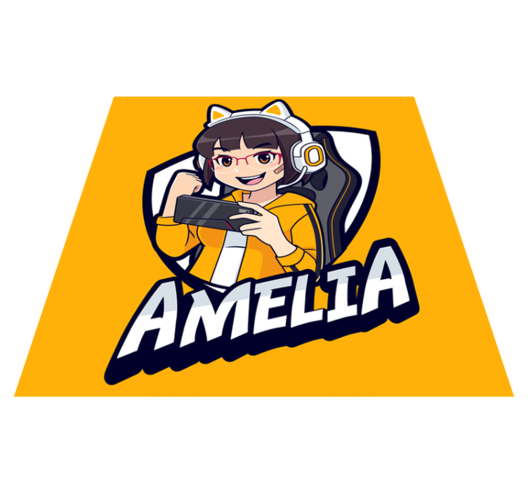 Covor de vinil Adolescenți portret de joc personalizat - TenStickers