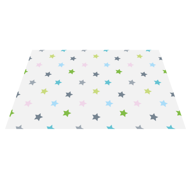 Covor de vinil stele culori minimaliste - TenStickers