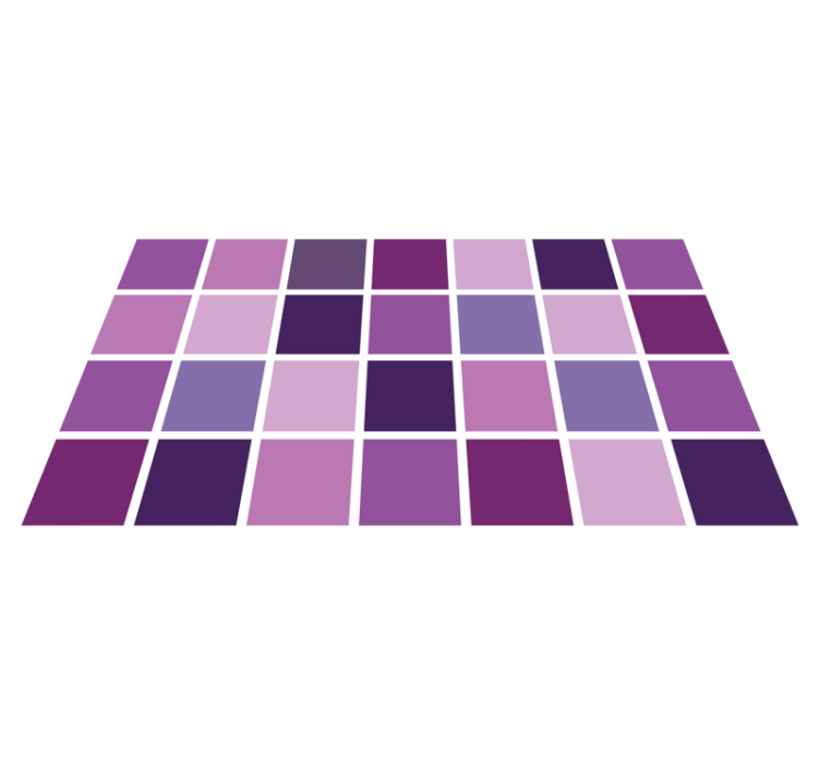 Covor de vinil pentru baie grilă de culoare violet - TenStickers