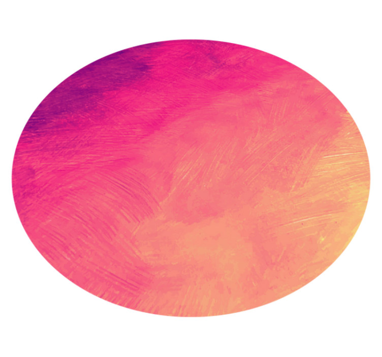 Covor vinil dormitor artă circulară cu gradient - TenStickers