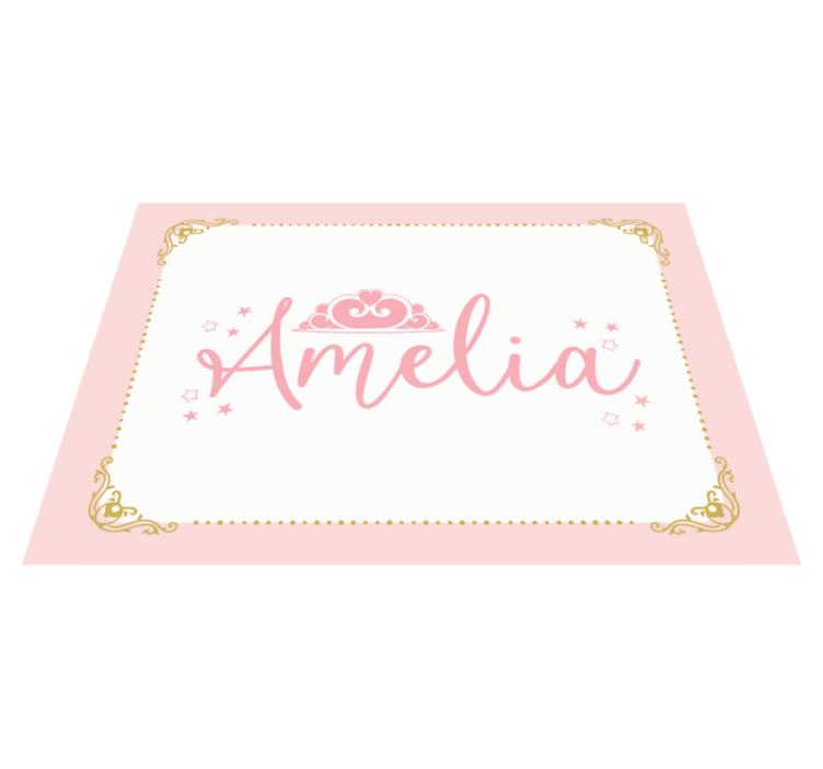 Alții covor de vinil design personalizat încoronat - TenStickers