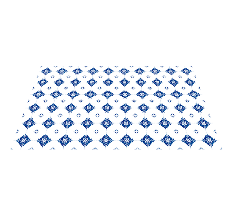 Gresie de bucatarie faianta albastra vintage - TenStickers