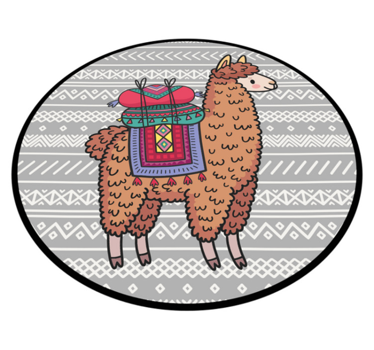 Lama cu decorațiuni covor animal - TenStickers