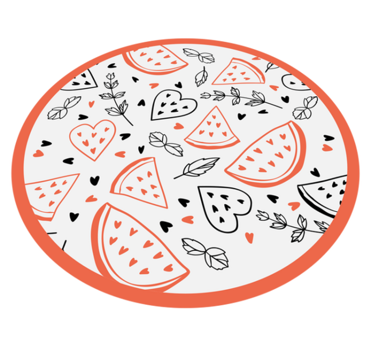 Alții covor de vinil modele de inimioare dulci - TenStickers