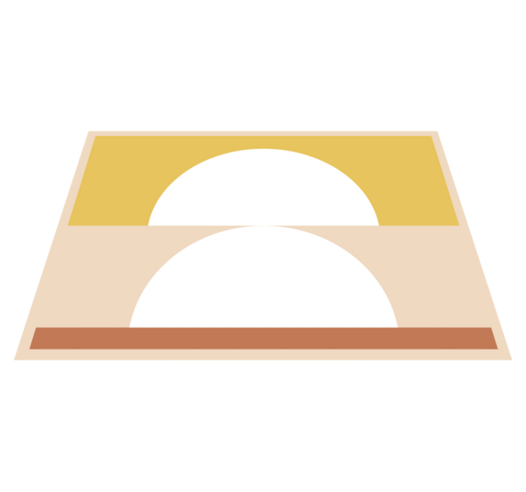 Covor vinil minimalist minimalism circular - TenStickers